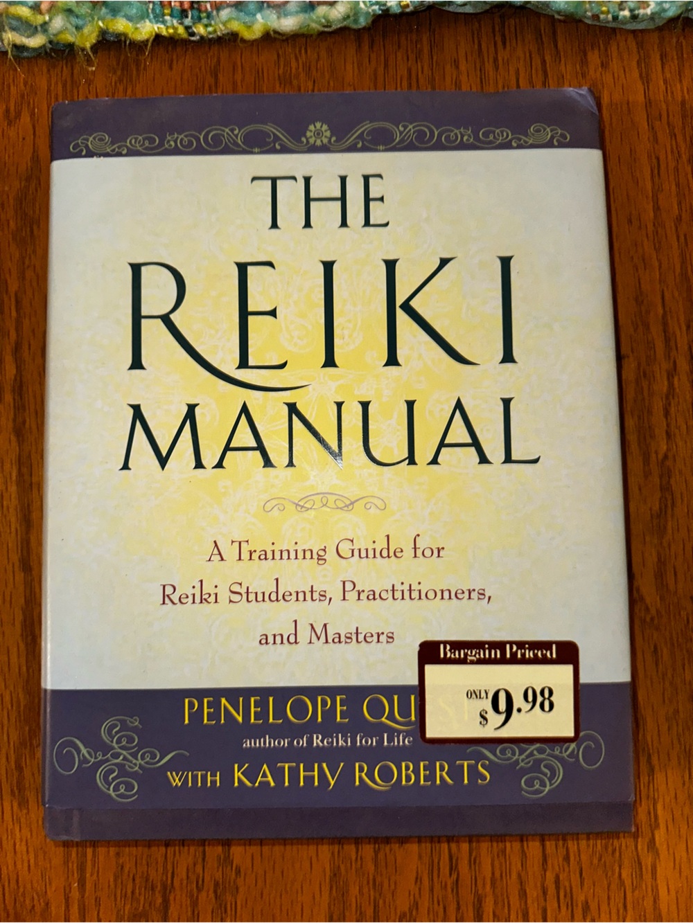 The RELAXATION Manual by Penelope Quinn - Cream and Purple Cover